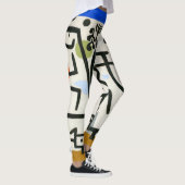 Paul Klee Rich Harbour Abstrakter Expressionismus Leggings (Rechts)