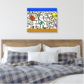 Paul Klee Rich Harbour Abstrakter Expressionismus Leinwanddruck (Insitu (Schlafzimmer))