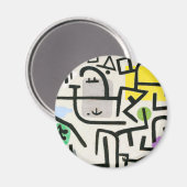 Paul Klee Rich Harbour Abstrakter Expressionismus Magnet (Vorderseite/Rückseite)