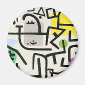 Paul Klee Rich Harbour Abstrakter Expressionismus Magnet (Vorne)