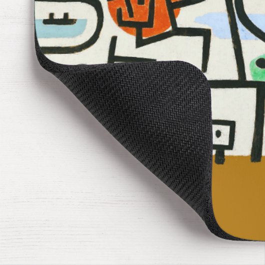 Paul Klee Rich Harbour Abstrakter Expressionismus Mousepad (Ecke)