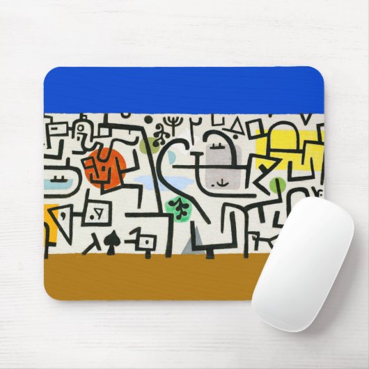 Paul Klee Rich Harbour Abstrakter Expressionismus Mousepad (Mit Mouse)