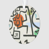 Paul Klee Rich Harbour Abstrakter Expressionismus Ornament (Vorderseite)
