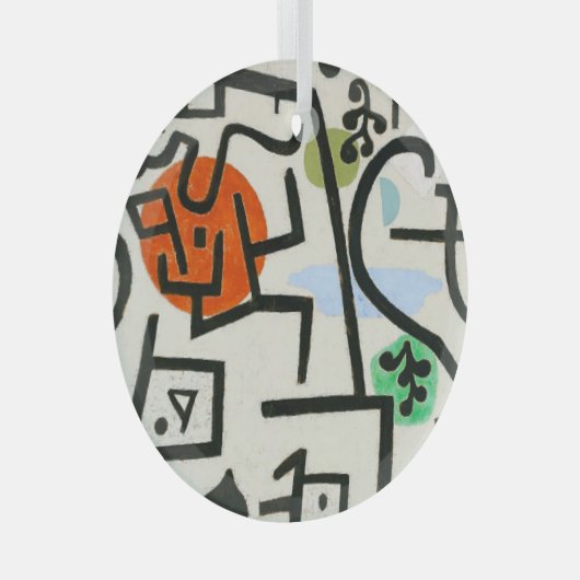 Paul Klee Rich Harbour Abstrakter Expressionismus Ornament Aus Glas (Vorderseite Rechts)