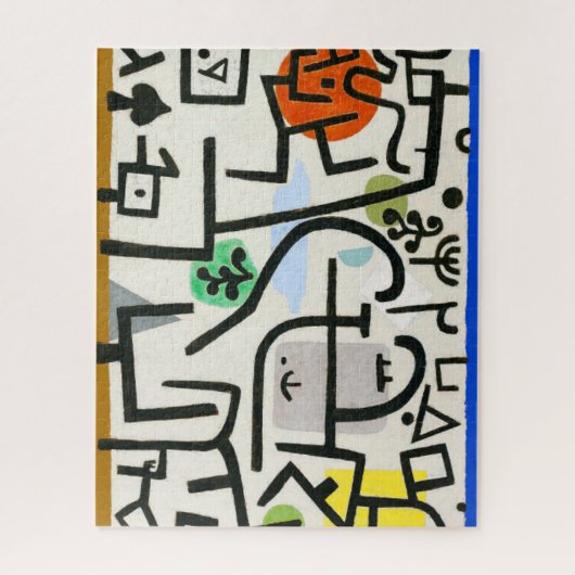 Paul Klee Rich Harbour Abstrakter Expressionismus Puzzle (Vertikal)