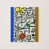 Paul Klee Rich Harbour Abstrakter Expressionismus Puzzle (Vertikal)