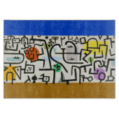 Paul Klee Rich Harbour Abstrakter Expressionismus Schneidebrett (Vorderseite)