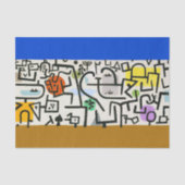 Paul Klee Rich Harbour Abstrakter Expressionismus Seidenpapier (Vorderseite)