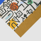 Paul Klee Rich Harbour Abstrakter Expressionismus Seidenpapier (Ausschnitt)