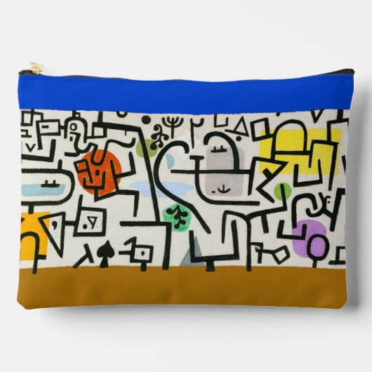 Paul Klee Rich Harbour Abstrakter Expressionismus Zubehörtasche (Vorderseite)