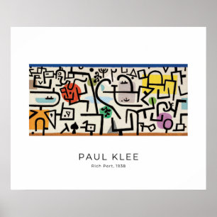 Paul Klee, Rich Port, Abstrakt Moderne Kunst Poster
