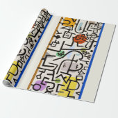 Paul Klee "Rich Port" Modernes Abstrakt Geschenkpapier (Ungerollt)