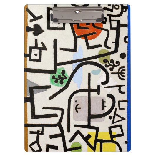 Paul Klee "Rich Port" Modernes Abstrakt Klemmbrett (Vorderseite)