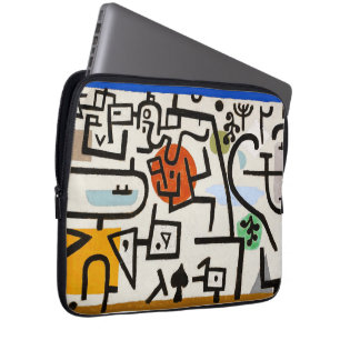Paul Klee "Rich Port" Modernes Abstrakt Laptopschutzhülle