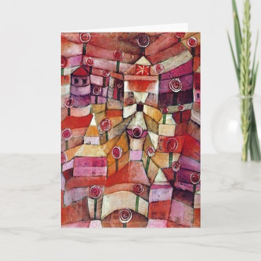 Paul Klee - Rose Garden Karte (Vorderseite)