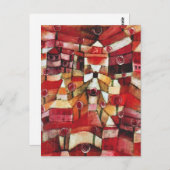 Paul Klee Rose Garden Postcard Postkarte (Vorne/Hinten)