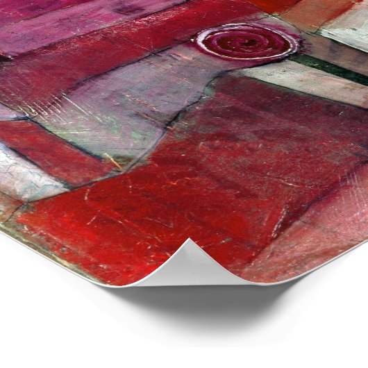 Paul Klee Rose Garden Poster (Ecke)