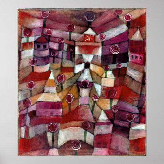 Paul Klee Rose Garden Poster (Vorne)