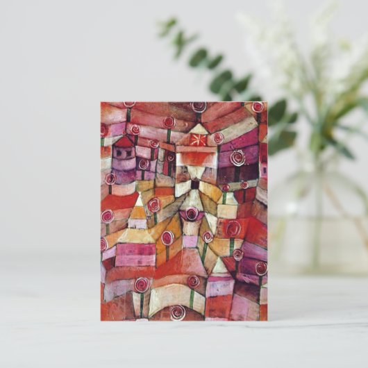 Paul Klee - Rose Garden Postkarte (Stehend Vorderseite)