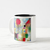 Paul Klee-Rot-Ballon Zweifarbige Tasse (Vorderseite Links)
