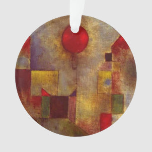 Paul Klee Rote Ballon Abstrakte Farbige Kunst  Ornament