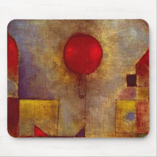 Paul Klee Roter Ballon Abstrakte Bunte Kunst  Mousepad