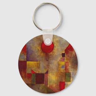 Paul Klee Roter Ballon Abstrakte Bunte Kunst Schlüsselanhänger