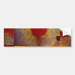 Paul Klee Roter Ballon Abstrakte Farbige Kunst  Autoaufkleber