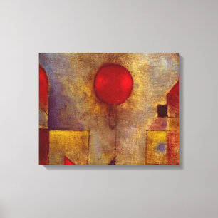 Paul Klee Roter Ballon Abstrakte Farbige Kunst  Leinwanddruck