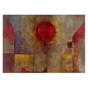Paul Klee Roter Ballon Abstrakte Farbige Kunst  Schneidebrett