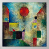 Paul Klee: Roter Ballon Poster (Vorne)