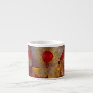 Paul Klee Rotes Ballon Abstrakt Farbige Kunst  Espressotasse