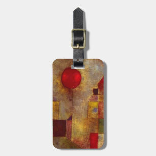 Paul Klee Rotes Ballon Abstrakt Farbige Kunst  Gepäckanhänger