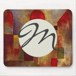 Paul Klee Rotes Ballon Abstrakt Farbige Kunst  Mousepad
