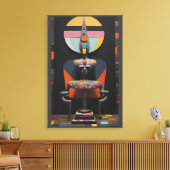 Paul Klee saß hier Leinwanddruck (Insitu (Wohnzimmer))