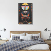 Paul Klee Sat Here Leinwanddruck (Insitu (Schlafzimmer))