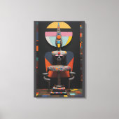 Paul Klee Sat Here Leinwanddruck (Vorderseite)