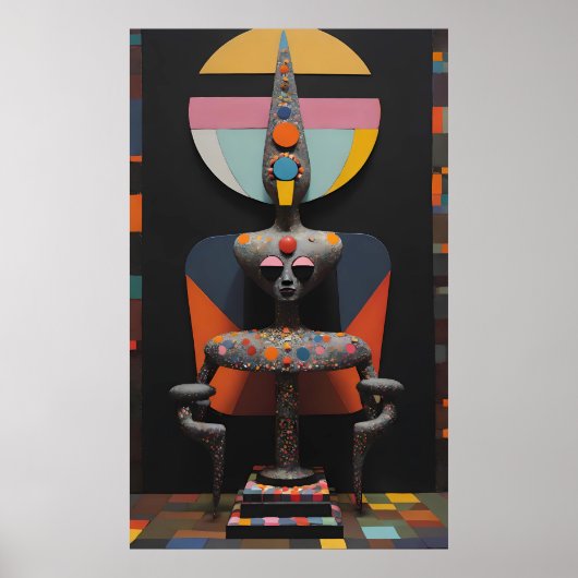 Paul Klee Sat Here Poster (Vorne)