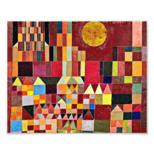 Paul Klee - Schloss und Sonne Fotodruck