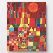 Paul Klee - Schloss und Sonne Fotoplatte (Vorderseite)