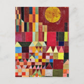 Paul Klee - Schloss und Sonne Postkarte (Vorderseite)