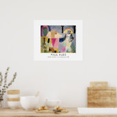 Paul Klee, Schwarze Kolumnen in einer Landschaft - Poster (Küche)