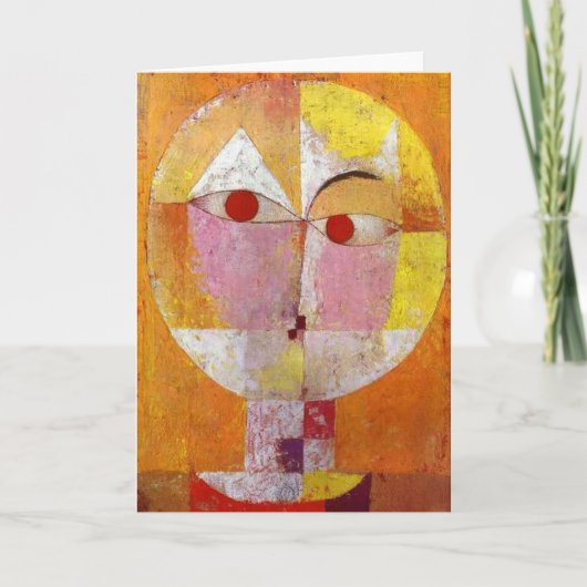 Paul Klee - Senecio Feiertagskarte (Vorderseite)