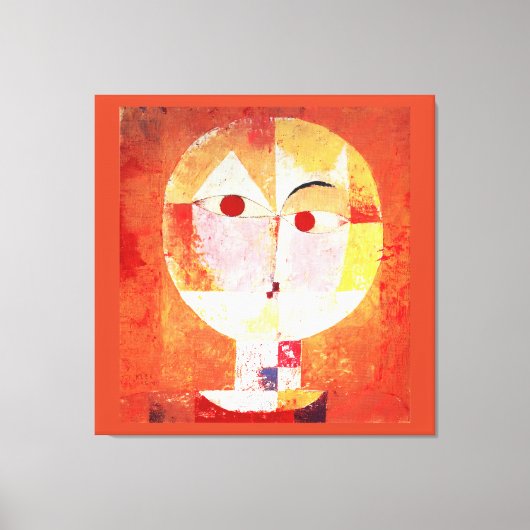 Paul Klee Senecio Leinwanddruck (Vorderseite)