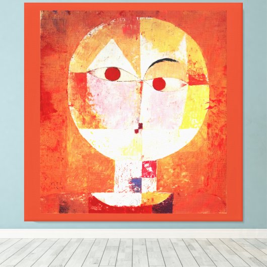 Paul Klee Senecio Leinwanddruck (Insitu (Holzboden))