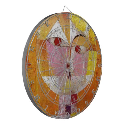 Paul Klee Senecio Painting Dartscheibe (Vorderseite Links)