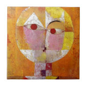 Paul Klee Senecio Painting Fliese (Vorderseite)