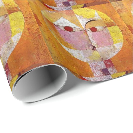 Paul Klee Senecio Painting Geschenkpapier (Rolleneckpunkt)