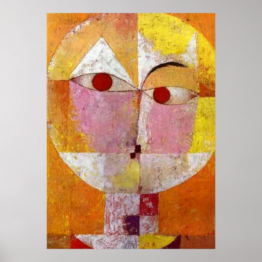 Paul Klee Senecio Painting Poster (Vorne)