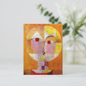 Paul Klee Senecio Painting Postkarte (Stehend Vorderseite)